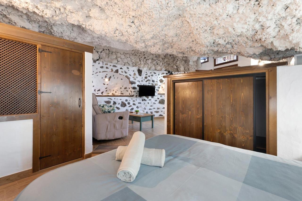 Cueva El Desvelo Lägenhet Tijarafe Exteriör bild