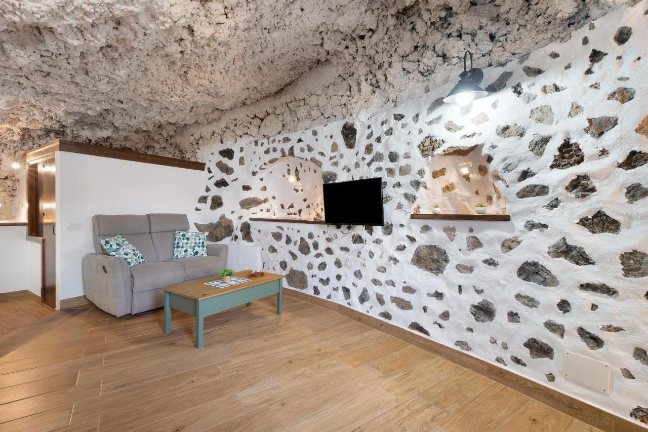 Cueva El Desvelo Lägenhet Tijarafe Exteriör bild