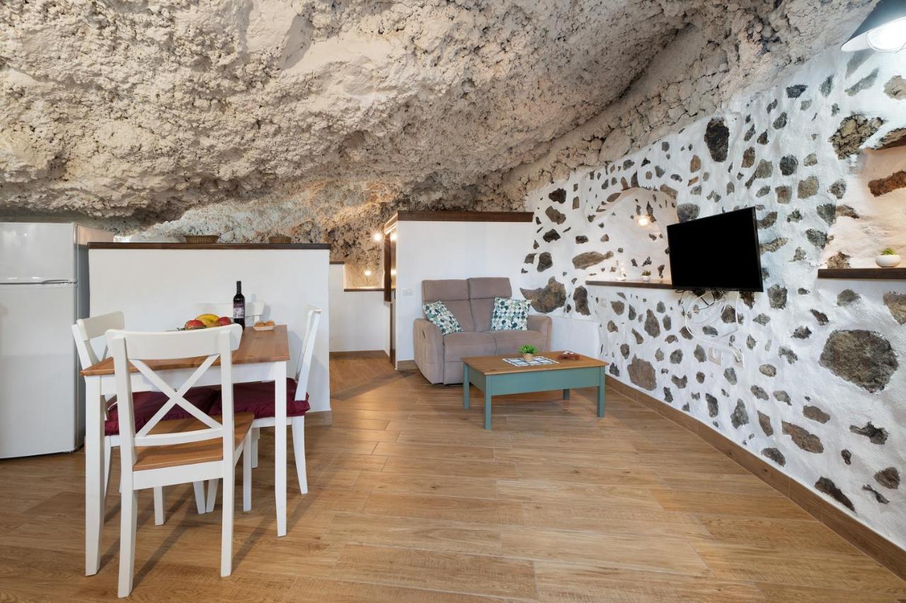 Cueva El Desvelo Lägenhet Tijarafe Exteriör bild