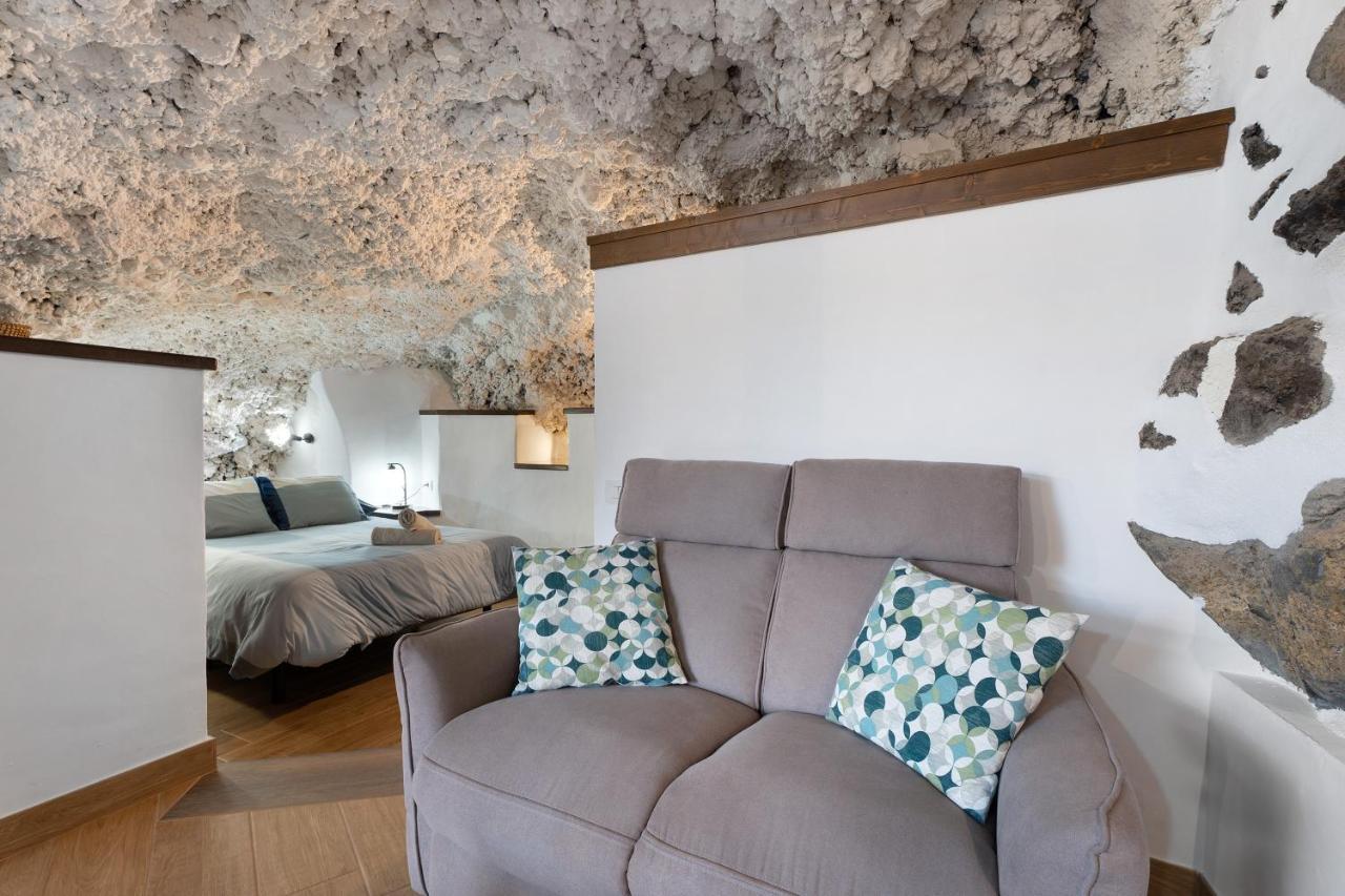 Cueva El Desvelo Lägenhet Tijarafe Exteriör bild
